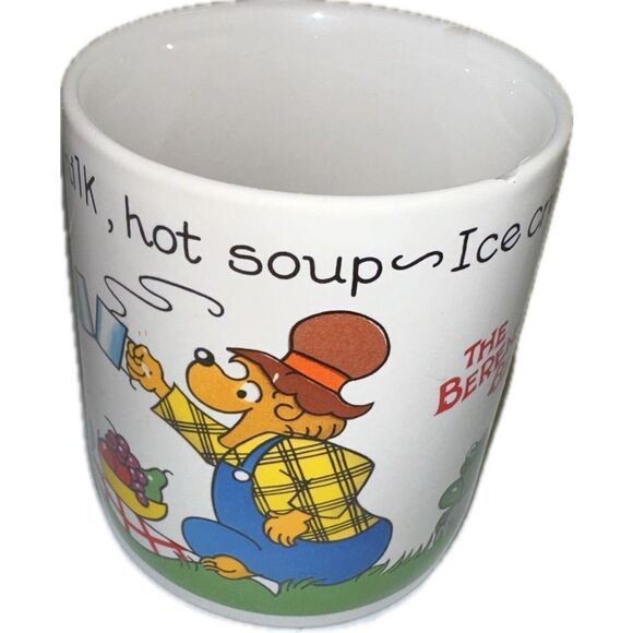 The Berenstain Bears Coffee or Tea Mug Mama, Papa , Brother and Sister Bear 1987 - Picture 2 of 7